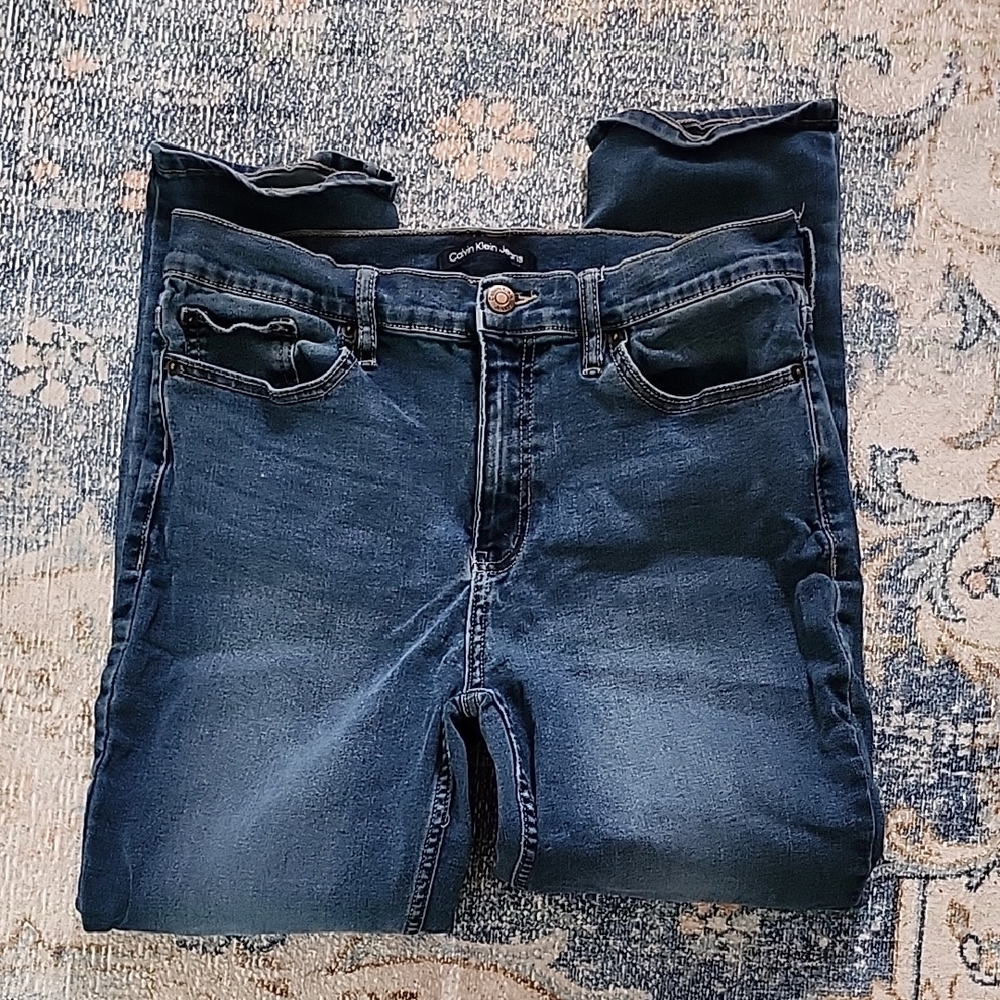 Dark Blue Denim Jeans